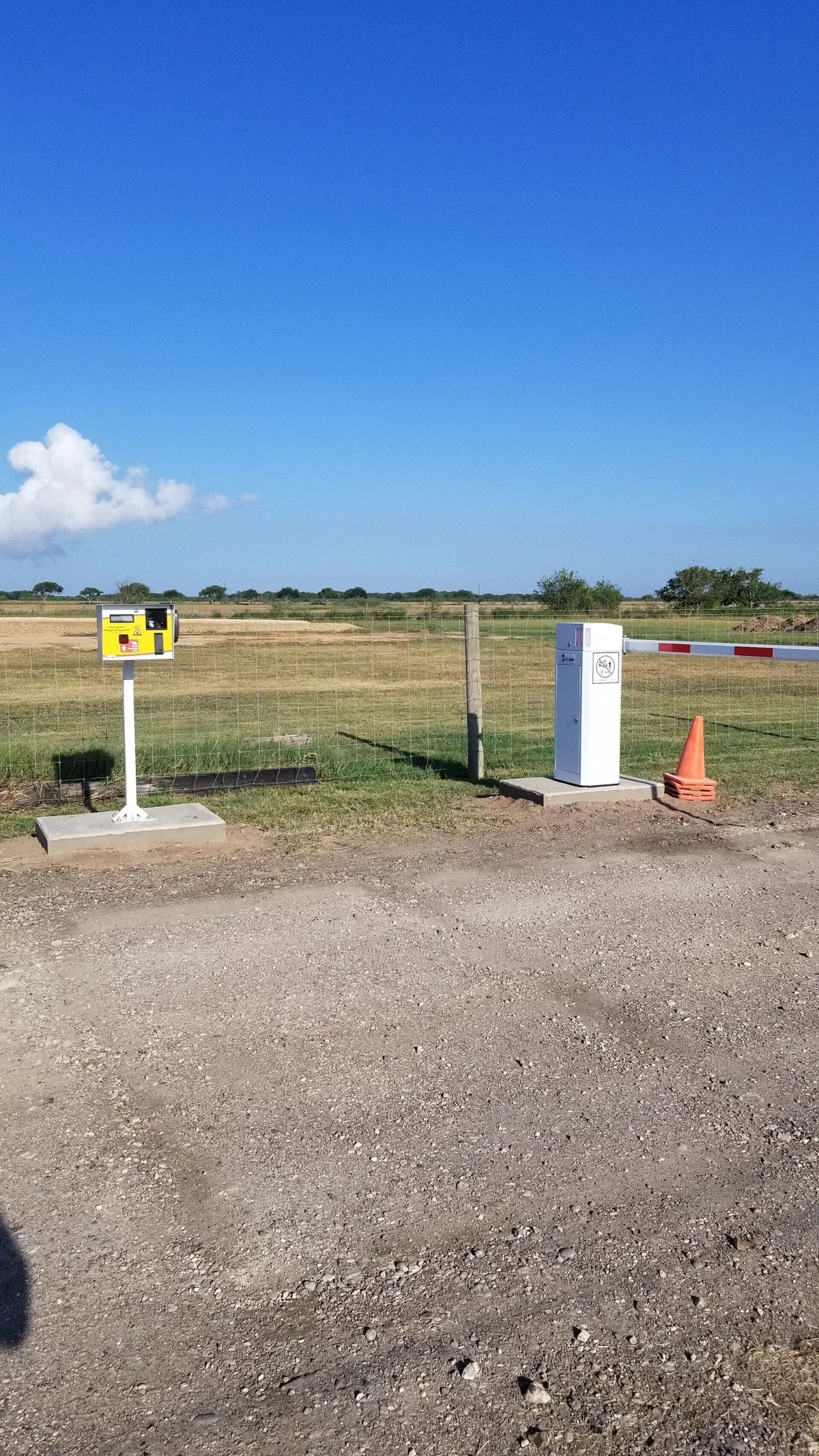 RV park gate system installed by Parking BOXX