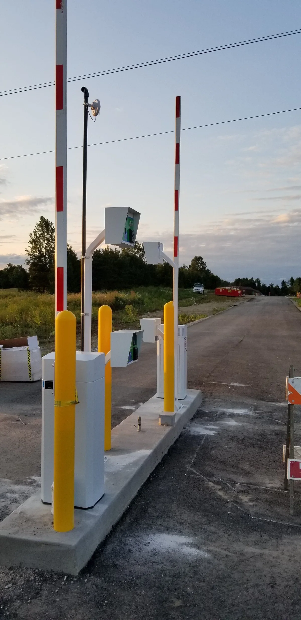 Parking BOXX campground access control equipment on site