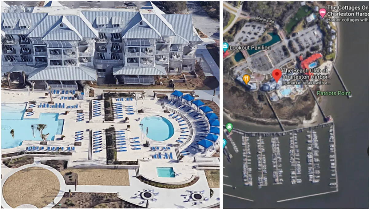 Charleston Harbor Resort satellite view