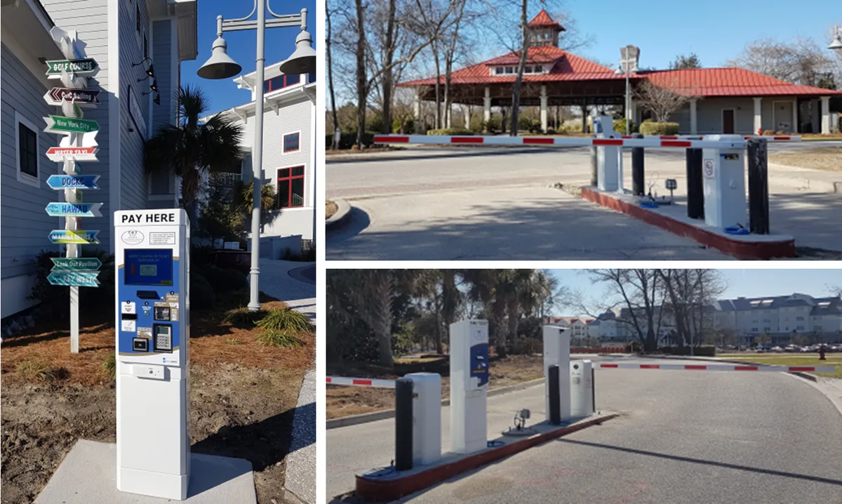 Charleston Harbor Resort parking system