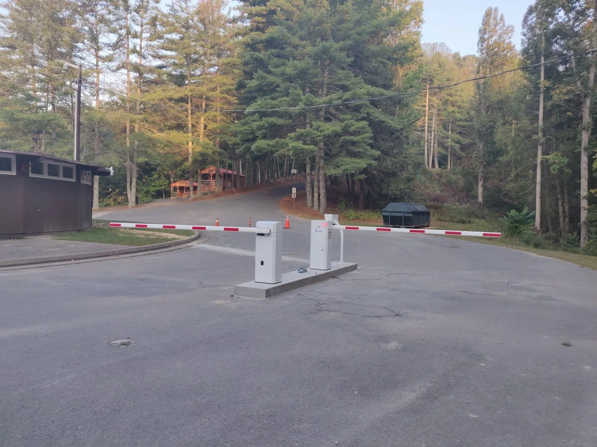 Campground access control hardware by Parking BOXX