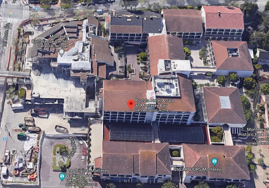 Portola Hotel & Spa satellite view