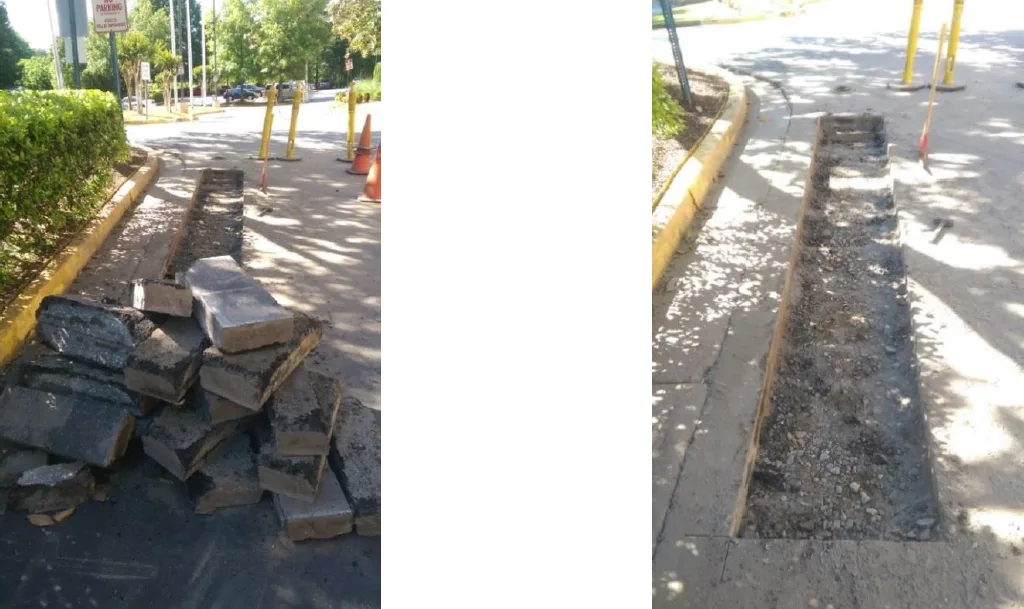 Parking system conduit stub-up and framing